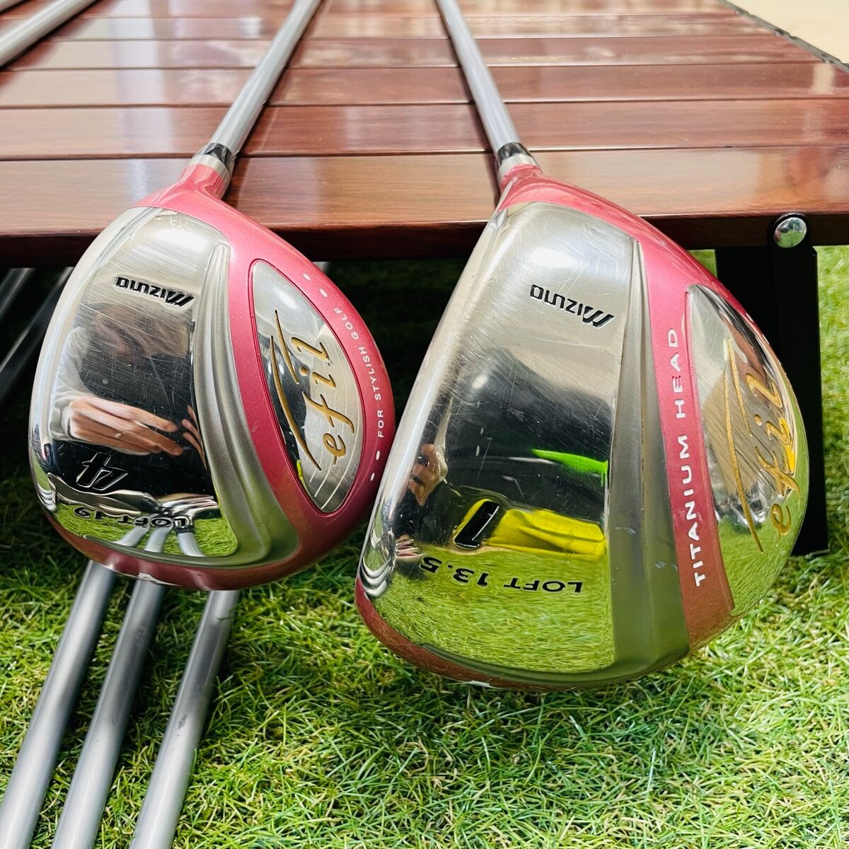Women Mizuno Efil Full Set 1w 4w 7w UT Iron 6789PS 11Pics RH Women Mizuno Efil Full Set 1w 4w 7w UT Iron 6789PS 11Pics RH