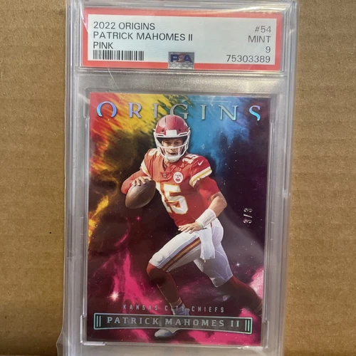 2022 panini origins patrick mahomes ii /3. Psa 9. Pop 1. #54