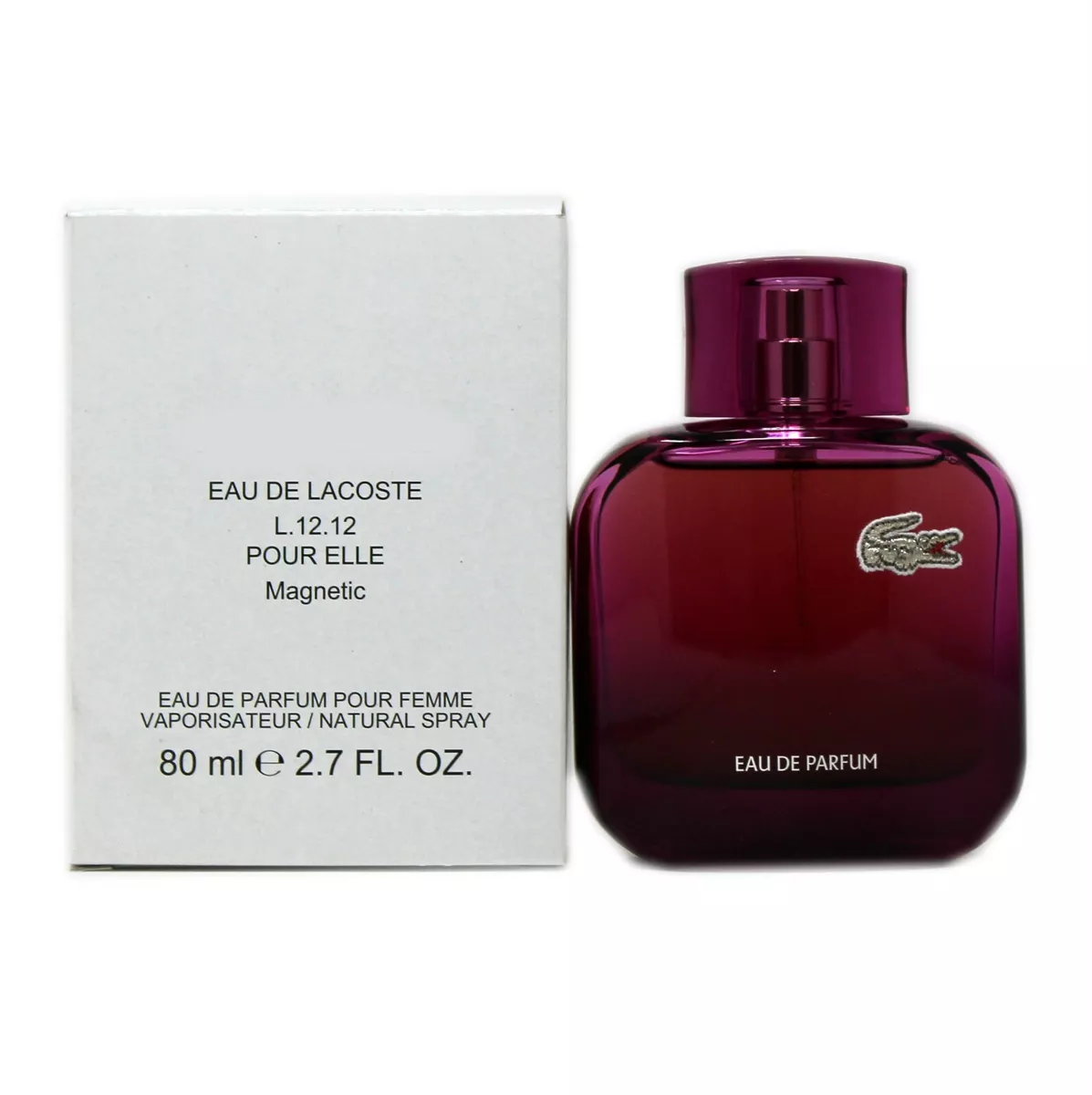 LACOSTE EAU DE LACOSTE POUR ELLE MAGNETIC POUR FEMME DE PARFUM SPR 80ML (T) | eBay