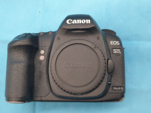 Canon EOS 5D Mark II 21.1MP  FULL FRAME DSLR  - Black  BODY ONLY SL22 - Picture 1 of 12