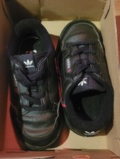 Adidas Originals Toddler Kid's Continental 80 Sneakers Pull-On G28217 Black 9K