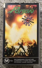 POISON SIGHT FOR SORE EARS! -  ORIGINAL 1989 MUSIC VHS TAPE - EXCELLENT