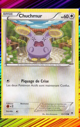 Chuchmur - XY4:Vigueur Spectrale - 83/119 - Carte Pokemon Neuve Française - Photo 1/1