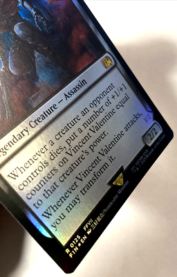 MTG Vincent Valentine (Foil) Final Fantasy 125 FFVII NM | eBay