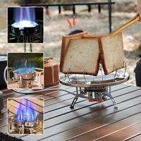 Mini Campingkocher Outdoor Gaskocher 3 Flammig Faltbar Herd + Gaskartuschen Kit