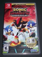 Authentic Replacement Box *Case Only* Sonic Shadow Generations Nintendo Switch
