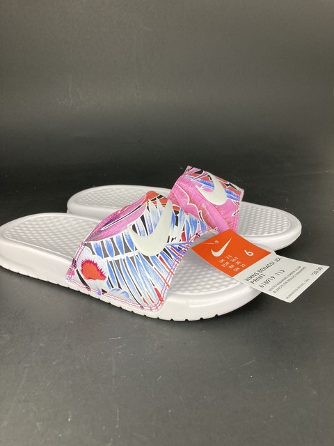 nike floral slippers