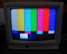 Vintage! 1992 JVC MASTERCOMMAND 13" CRT Color TV C-13WL3 Gaming