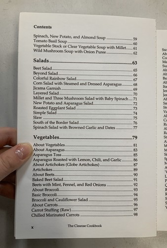 The Cleanse Cook Book 2002 Softcover Christine Dreher PreownedBookCom - Imagen 7 de 12