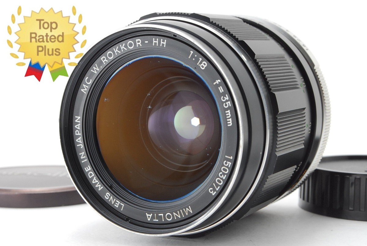 EXC+5] Minolta MC W.Rokkor HH 35mm f/1.8 Wide Angle Lens For