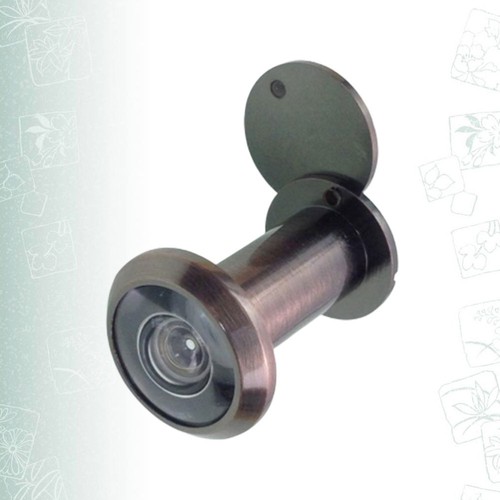 High-definition Door Mirror Cat Eyes Copper Viewer Large Viewing Angle Pinhole - Picture 5 of 11