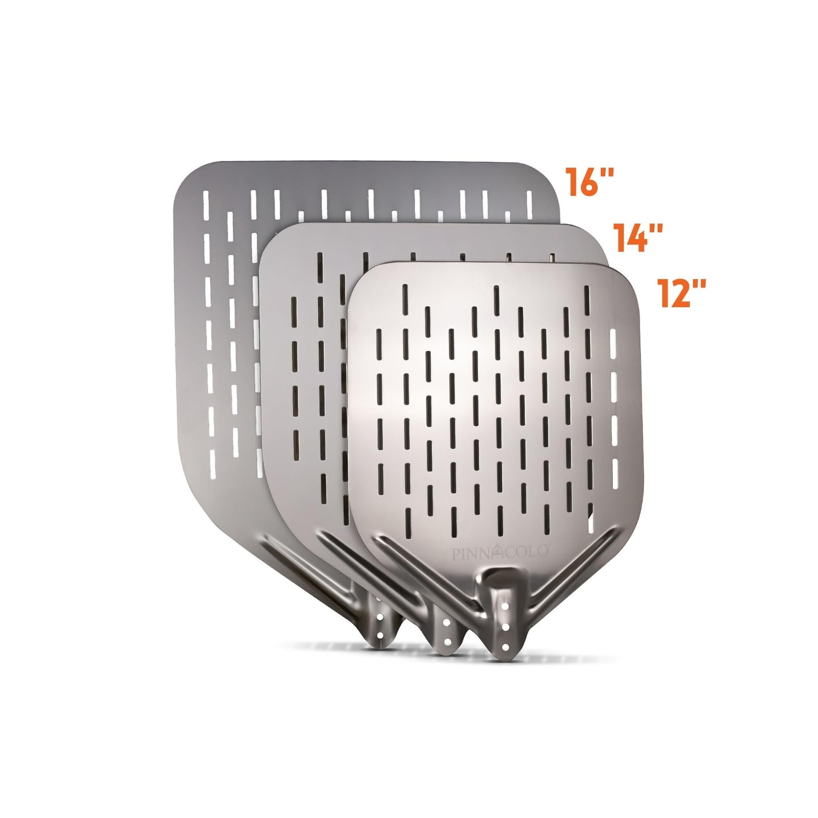 Premium 14 Inch Perforated Peel with Aluminum Handle - Lightweight and Premiu...