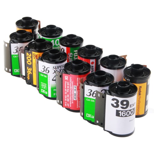 12x Assorted 135 35mm Relodable Empty Cassettes Canisters For Kodak Fuji Film - Afbeelding 1 van 6