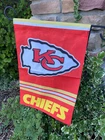 Kansas City Chiefs Garden Flag Double Sided 17x18