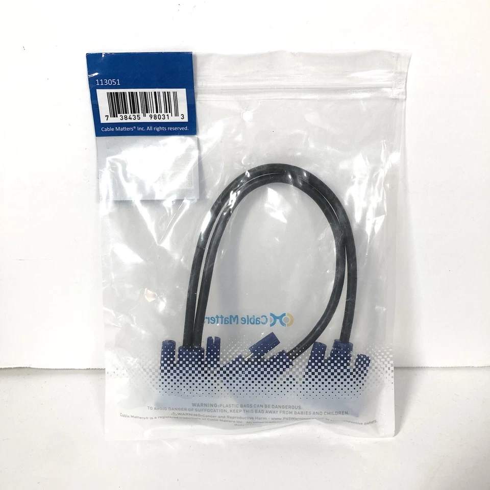 VGA Monitor Y-Splitter Cable 1ft Screen Duplication Dual Display Adapter - Image 3 of 4