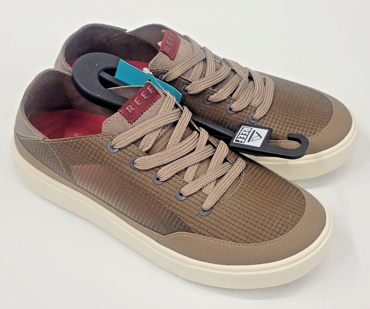 Reef Mens Navigator Fossil Maroon Brown Sand Shoes Sneakers Men\'s Size 14 Reef Brown Casual Shoes for Men | eBay main image 4