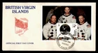 DR WHO 1994 BRITISH VIRGIN ISLANDS FDC SPACE MOON LANDING ANIV $2 R65110