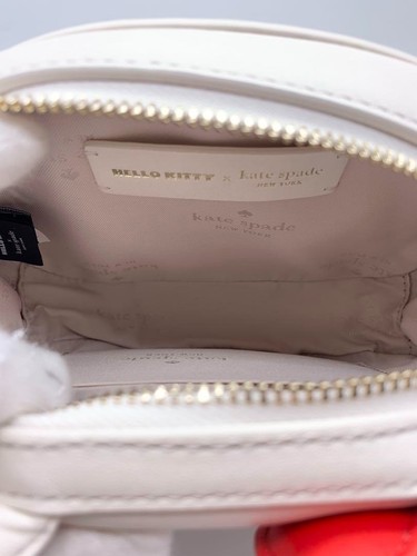 Kate Spade Hello Kitty 3D Mini Crossbody Bag Pink Leather Purse MBb0633 - Picture 4 of 9