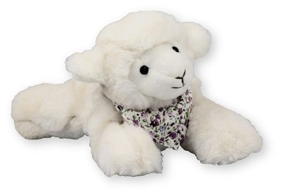 INWARE Schaf mit Tuch 22 cm liegend