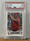2022 Topps Series 1 #27 Mike Trout SSP Image Variation Angels PSA 9 MINT