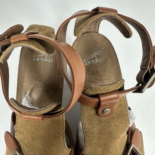 DANSKO Women’s DOMINIQUE Brown Leather Bohemian Sandals US 9-9.5 EU 40 - Picture 5 of 9