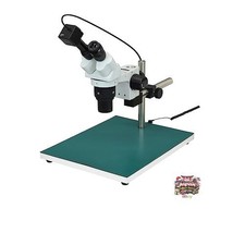 HOZAN Stereo Microscope for PC Switchable Objective Lenses Wide Base USB Camera