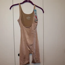 Assets Red Hot Label Spanx Silhouette Serums Open-Bust Mid-Thigh Body Shaper, S