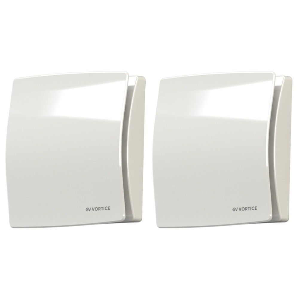 2 x Vortice 10208 AER dMEV Continuous Run Extractor Fans Humidistat/Timer & P/C