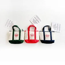 Set of 3 Trader Joe's Canvas Micro Tote w/ Grocery Bag All Colors - 2025 LIMITED