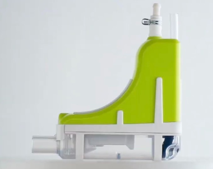 Pompe de relevage contre les bruits de goulotte Aspen FP3319/5 Mini Verte blanche