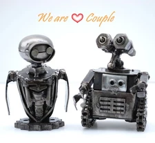 Wall E EVE Scrap Metal Scrap Sculpture | Home Decor Item | Unique Christmas Gift