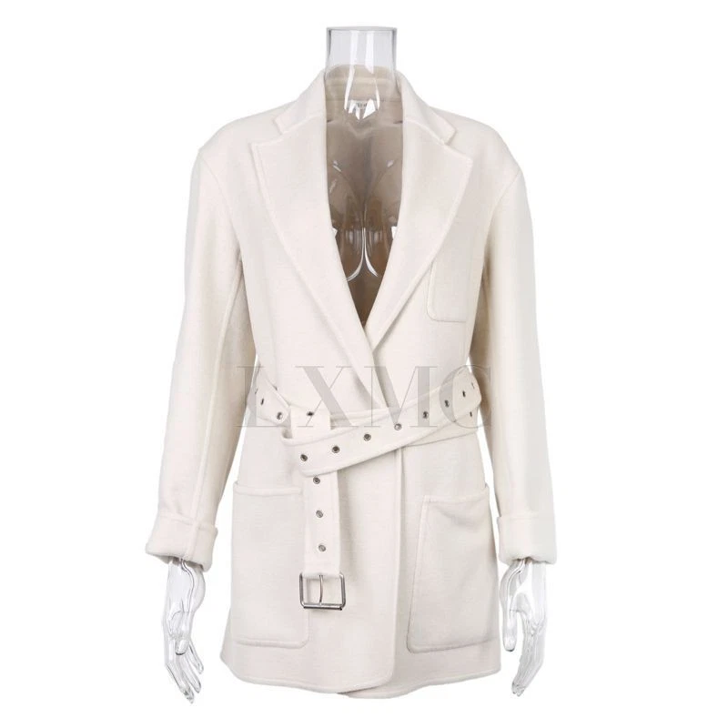 Celine giacca cappotto classico cashmere avorio 12345 63523977