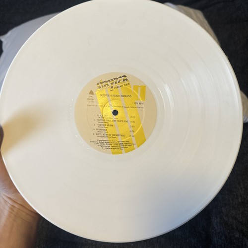 STRYPER ISAIAH 53:5 1985 SOLDIERS UNDER COMMAND ENIGMA 72077 WHITE SHRINK VG+ - Picture 4 of 6