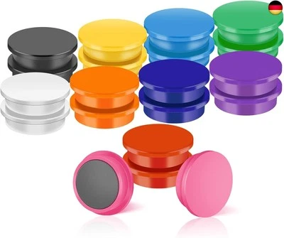 JEWAN 20 Stück Magnete für Magnettafel, 30 x 8mm Magnete Stark Magnete Whiteboard, M