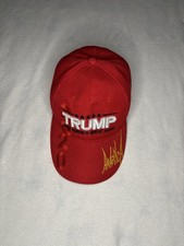 Trump MAGA Snapback Hat Red 2020 Make America Great Again USA Flag Embroidered