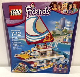 Lego Friends 41317 Sunshine Catamaran & bonus polybag 30410-sealed with box wear