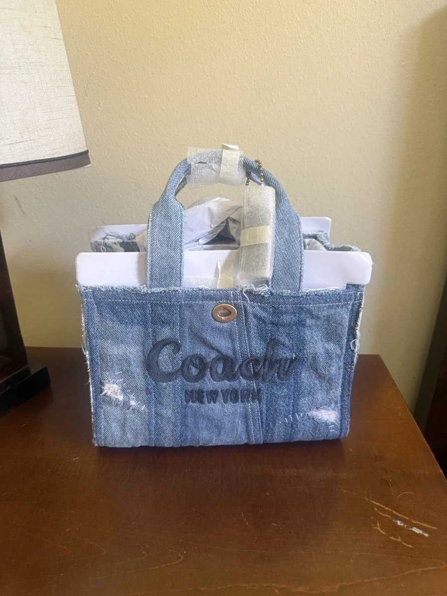 Coach Patchwork Denim Exterior Medium Bags & Handbags for Women