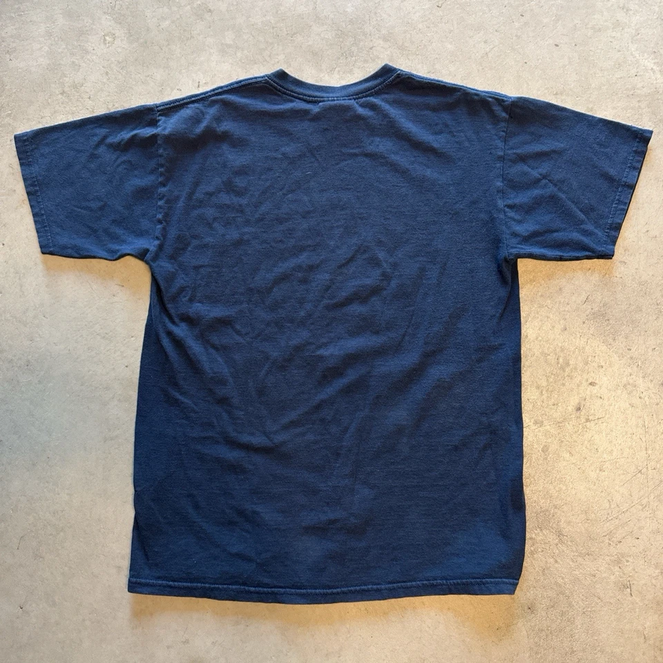 Vintage 2000 MV Sport Cal State Fullerton College University Navy & Orange Shirt - Image 4 of 4