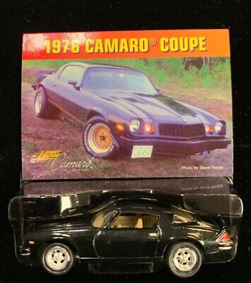 Johnny Lightning 1976 Chevy Camaro Coupe Black Loose With Card Ebay