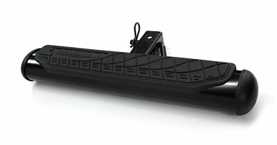 Go Rhino 460B 4'' Oval Hitch Step Black Powdercoat Fits 2'' Receivers