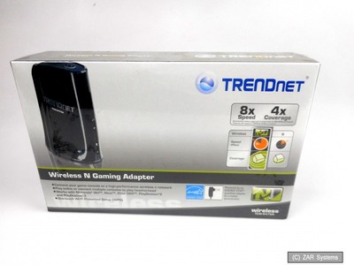 Trendnet TEW 647GA Wireless N Gaming Adapter - Drahtlose Basisstation - Ethernet
