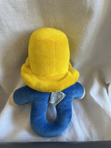 Paddington bear plush baby ring rattle Eden toys hat machine washable - Picture 2 of 5