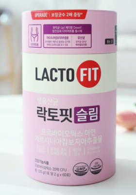 Lacto Fit Probiotic Slim 20 Billion Raw Lactic Acid Bacteria 120g for Diet