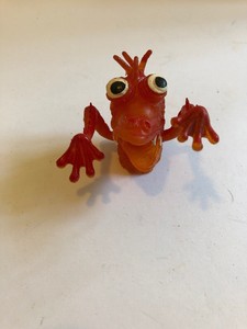 vintage monster finger puppets
