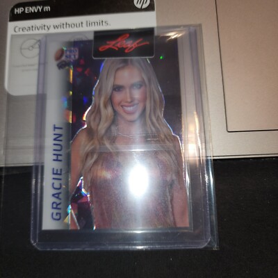 2024 LEAF PRO SET RETRO GRACIE HUNT PURPLE CRACKED ICE PROOF 1/1 - KC CHIEFS