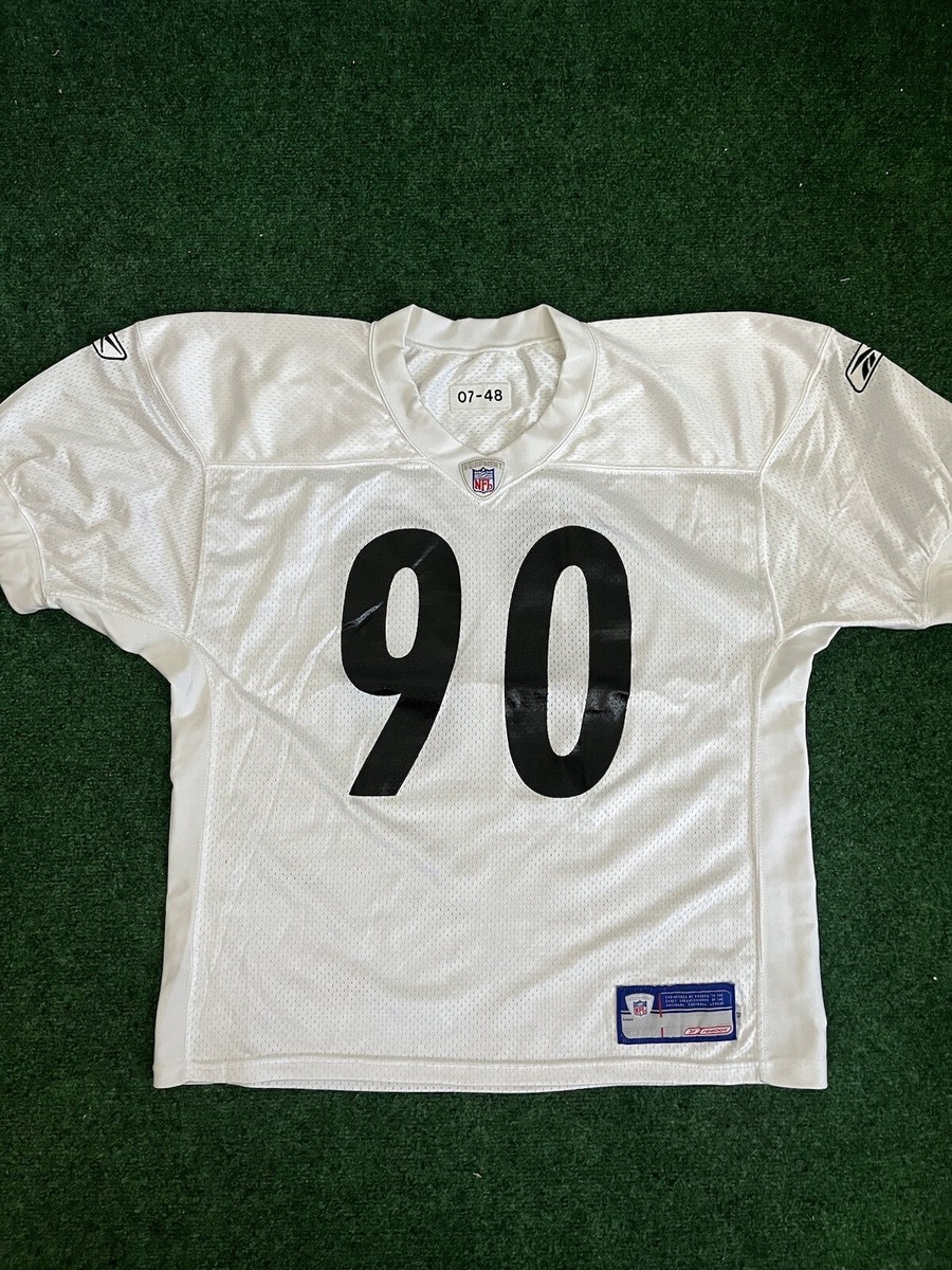 Pittsburgh Steelers Team Player Issued Football Jersey #90 Sz 48 NFL Made  USA