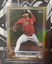 2022 Series 1 Base Gold Foil #212 Martin Perez - Boston Red Sox