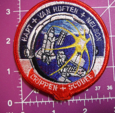 NASA Space shuttle STS-41C commemorative mission patch 3'' round