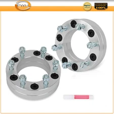 2Pcs 2" 5x5.5 to 6x5.5 Wheel Adapters 1/2"x20 Studs For 1975-1996 Ford F-150 XLT