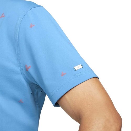 NIKE Para Hombre M Dri-Fit Jugador de Golf Estampado Completo Polo Patrón Langosta DH0945 - Imagen 16 de 17